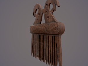 Viking dragon comb 3D Модель