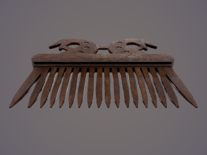 Viking dragon comb 3D Модель