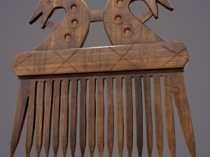 Viking dragon comb 3D Модель