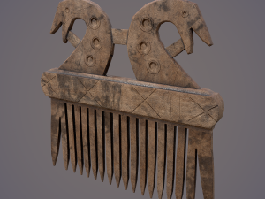 Viking dragon comb 3D Модель