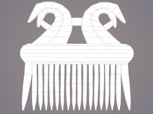 Viking dragon comb 3D Модель