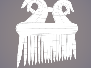 Viking dragon comb 3D Модель