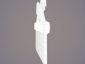 Viking dragon comb 3D Model
