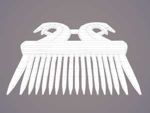 Viking dragon comb 3D Модель