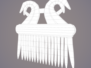 Viking dragon comb 3D Модель