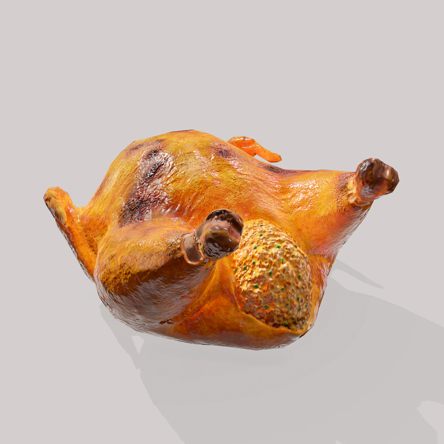 Stuffed turkey 3D Model .c4d .max .obj .3ds .fbx .stl .blend 