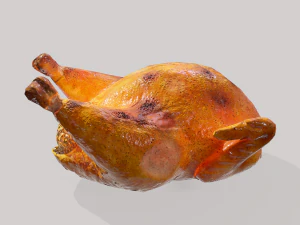 Stuffed turkey 3D Model