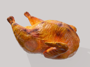 Stuffed turkey Modèle 3D