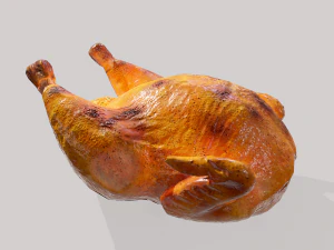 Stuffed turkey 3D Model