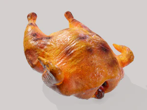 Stuffed turkey 3D Model