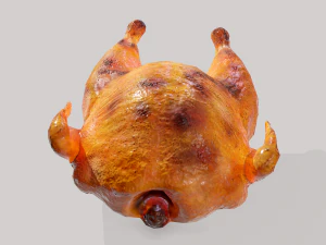Stuffed turkey 3D Model