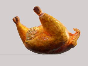 Stuffed turkey 3D Model