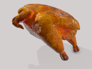 Stuffed turkey Modèle 3D