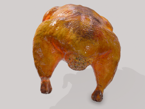 Stuffed turkey Modèle 3D
