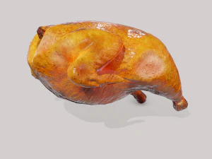 Stuffed turkey 3D Model