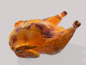 Stuffed turkey 3D Model