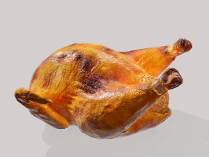 Stuffed turkey 3D Model