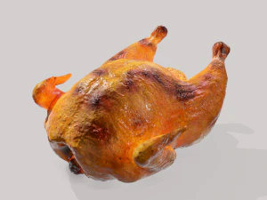 Stuffed turkey 3D Model