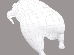 Stuffed turkey 3D Model