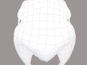 Stuffed turkey 3D Model
