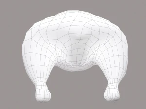 Stuffed turkey 3D Model