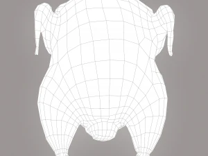 Stuffed turkey 3D Model