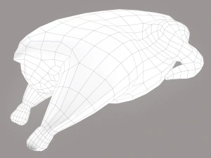 Stuffed turkey 3D Model