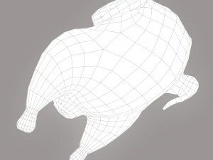 Stuffed turkey 3D Model