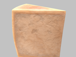 Parmesan cheese wheel Model 3D