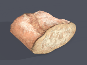 Bread piece 3Dモデル