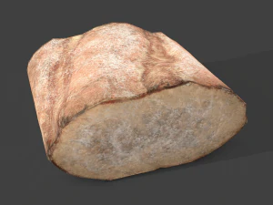 Bread piece 3D Model