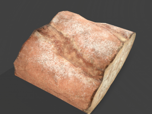 Bread piece Modelo 3D
