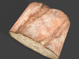 Bread piece 3D Model