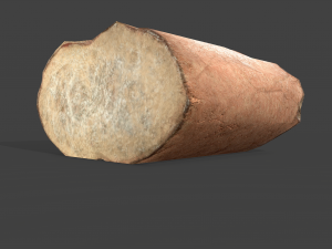 Bread piece Modelo 3D