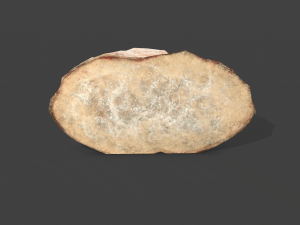 Bread piece Modelo 3D