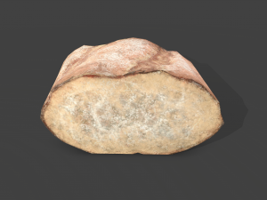 Bread piece Modelo 3D