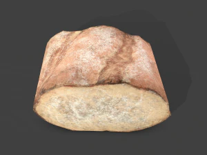 Bread piece 3D Model