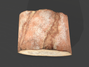 Bread piece Modelo 3D
