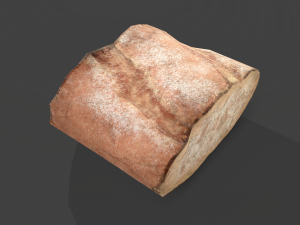 Bread piece Modelo 3D