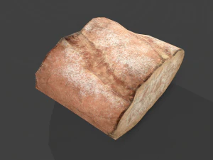 Bread piece 3D Model