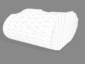 Bread piece Modelo 3D
