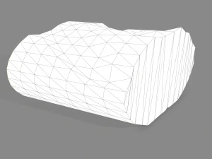 Bread piece 3D Model