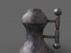 Medieval tavern kettle 3D 模型
