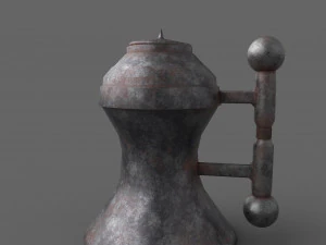 Medieval tavern kettle 3D 모델
