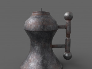 Medieval tavern kettle 3D Модель