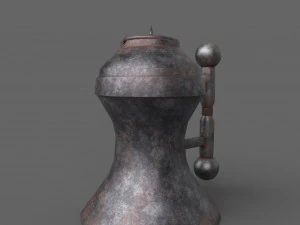 Medieval tavern kettle 3D Model
