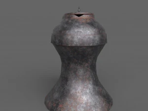Medieval tavern kettle 3D Model
