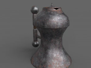 Medieval tavern kettle 3D Model