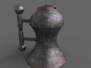 Medieval tavern kettle 3D Модель