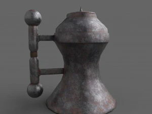 Medieval tavern kettle 3D Model